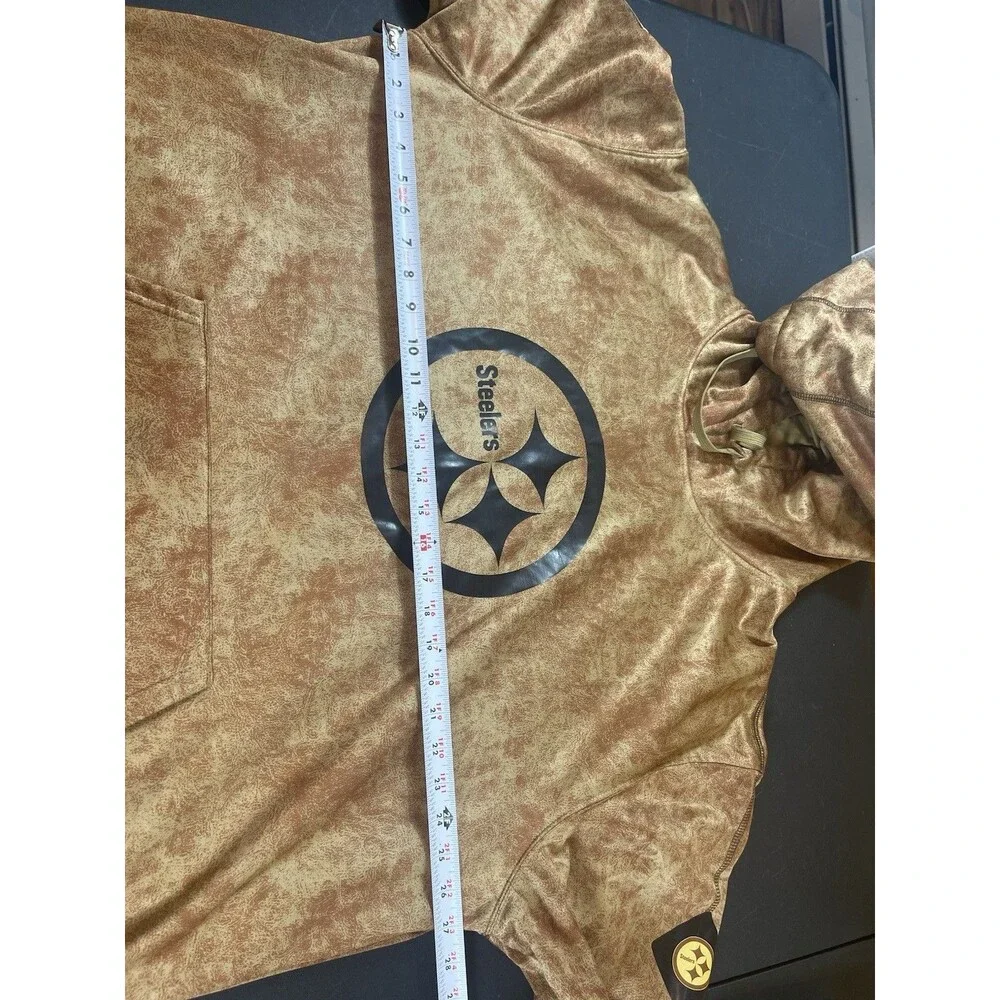 Nike NFL Pittsburgh Steelers Salute to Service Brown Hoodie Men’s XXXL